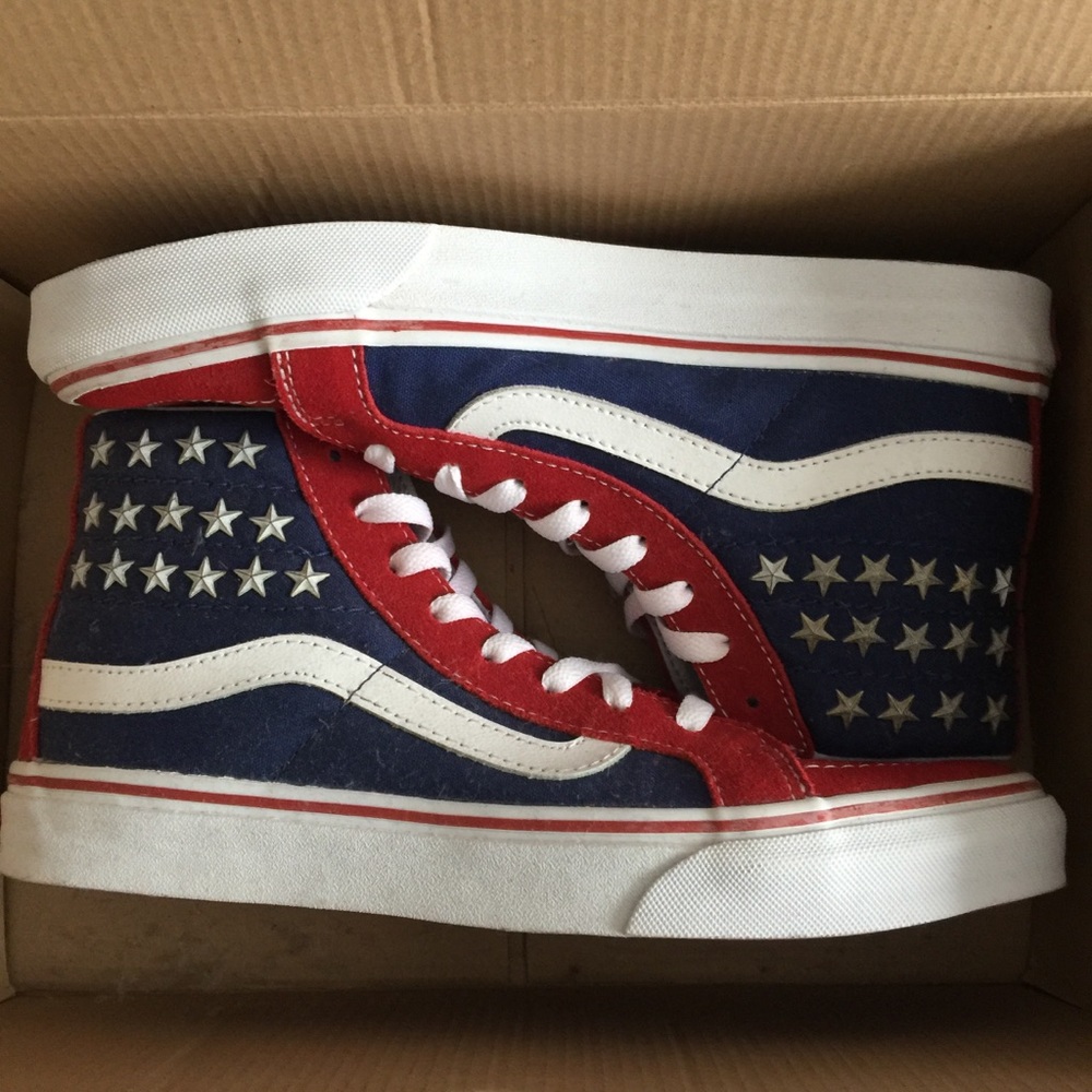 American flag vans